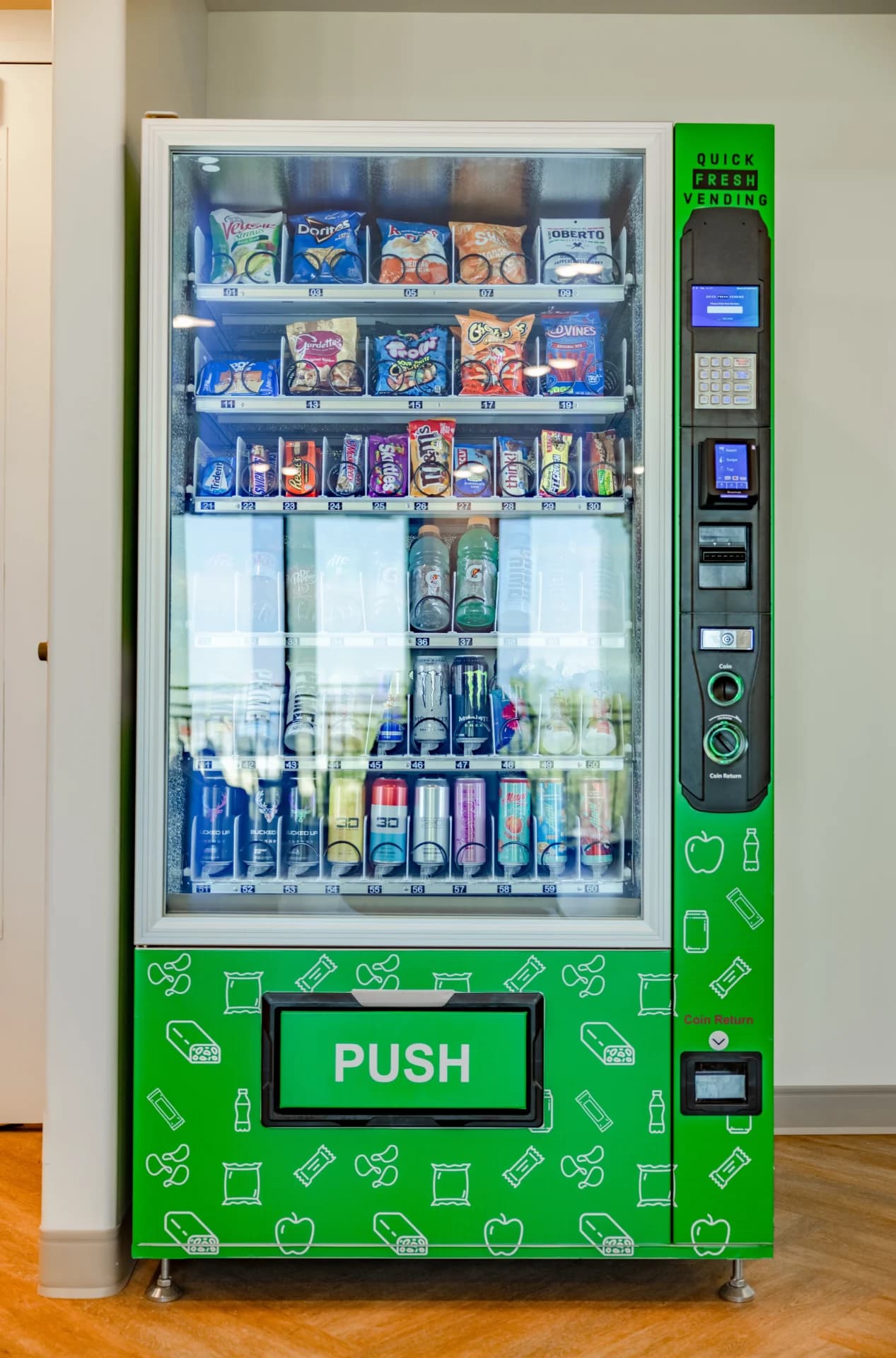 Example vending machine equipment in Utah